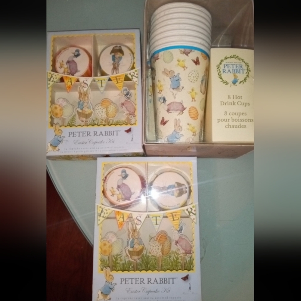 New! Peter rabbit beatrix potter Easter cupcake bundle